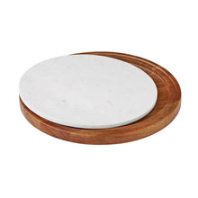 Member's Mark Wood & Marble Lazy Susan