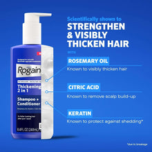 Men's Rogaine Hair Thickening 2 in 1 Shampoo & Conditioner, 8.4 fl. oz