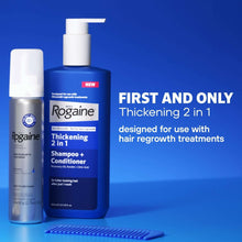 Men's Rogaine Hair Thickening 2 in 1 Shampoo & Conditioner, 8.4 fl. oz