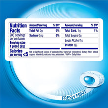 Mentos Pure Fresh Mint, chicles sin azúcar, 50 unidades, paquete de 4.