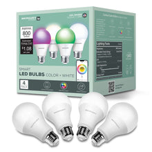 Merkury-Smart-LED-9-W-60-W-Equivalent-RGBW-Dimmable-Smart-Light-Bulbs-Smart-4-Pack-f6b31b15-92e4_2767_1 - USA Mega Market