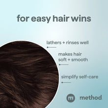 Method Men 2-in-1 Shampoo and Conditioner, Sea + Surf - Cleans and Conditions with Argan and Jojoba Oil - Made without Parabens - 14 oz
