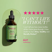 Aceite fortalecedor para el cuero cabelludo y el cabello con romero y menta de Mielle Organics (59 ml) 