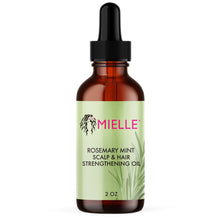 Aceite fortalecedor para el cuero cabelludo y el cabello con romero y menta de Mielle Organics (59 ml) 