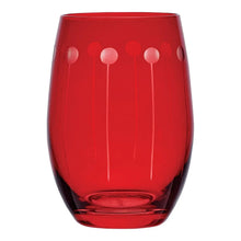 Mikasa Cheers Stemless Ruby Wine Glasses, Set of 6
