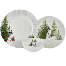 Mikasa Snowman Winter Dinnerware Set, 12-piece