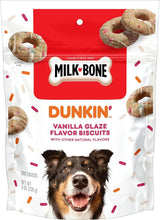 Milk-Bone Dunkin Vanilla Glazed Flavor Dipped Dog Treats/Biscuits