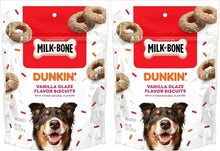 Milk-Bone Dunkin Vanilla Glazed Flavor Dipped Dog Treats/Biscuits