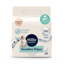 Millie Moon Sensitive Wipes, 216 Count