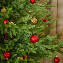 MiluhomeGoldRedChristmasOrnamentsShatterproofGlitter1-_2 - USA Mega Market