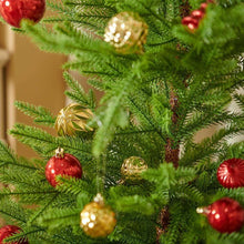 MiluhomeGoldRedChristmasOrnamentsShatterproofGlitter4-_5 - USA Mega Market