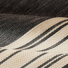 MineralSpringsOutdoorAreaRugHuntingtonStripe-Black-Ivory3-_2 - USA Mega Market