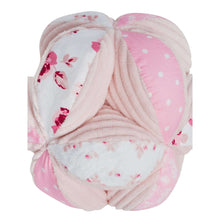 Modern Moments by Gerber Baby Boy or Girl Unisex Plush Developmental Sensory Ball, Pink Roses