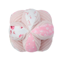 Modern Moments by Gerber Baby Boy or Girl Unisex Plush Developmental Sensory Ball, Pink Roses