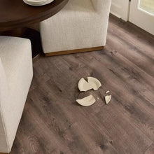 Mohawk Home 12MM Thick 9.4in X 47.2in AC4 Waterproof Surface Laminate Wood Plank Flooring (18.6 sq ft/ctn)