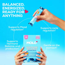 Molo Hormonal Balance Supplement Drink Mix, Mood Support and Cycle Regulation, Sweet Orange, 30 pack