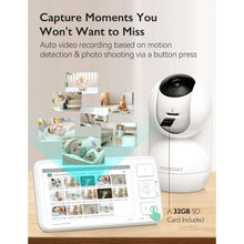 Momcozy BM03 Video Baby Monitor, 5.5" 1080P Full HD with Camera, Non-WiFi, Infrared Night Vision, Long-Range, Local Storage