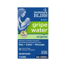 Mommy's Bliss Gripe Water Original, Relieves Stomach and Gas Discomfort, 2 fl oz