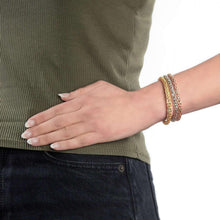 Mosaic-Chain-Bangle-Bracelet-Set-in-Sterling-Silver-18K-Gold-Plated-_6 - USA Mega Market