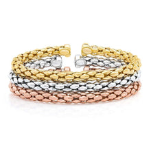 MosaicChainBangleBraceletSetinSterlingSilver-18KGoldPlated5-_1 - USA Mega Market
