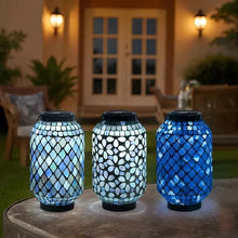 13.58" Mosaic Solar Lantern