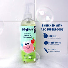 Mr. Bubble Baby Bubble Ultra Gentle Shampoo & Body Wash with Skin Nourishing Superfoods, 12 fl oz