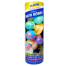 Mr. Bubble Galaxy Bath Bombs for Kids, Bubble Gum Scent, Sensory Fizz & Spin, STEM Toys, 8 Count