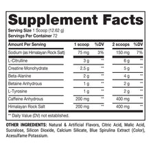 Mr. Hyde Signature Pre-Workout Blue Razz con Creatina, 72 porciones 