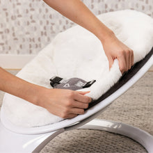 Munchkin® Seat Cover for Infant Baby Swing, Premium Ultra-Soft Faux Fur, White, Unisex