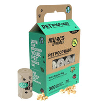 MyEco World Poop Bags 40 Roll Pack, 600 Bags