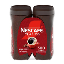 NESCAFE CLASICO Instant Coffee, Dark Roast, 10.5 oz, 2-count