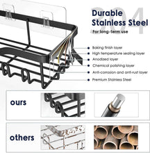 NESOMIShowerCaddyAdhesiveShowerOrganizer7-Pack-RustproofStainlessSteelBathroomShelves-LargeCapac_5178_8 - USA Mega Market