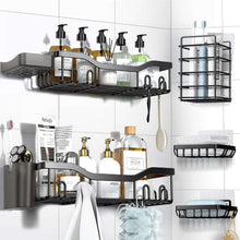 NESOMIShowerCaddyAdhesiveShowerOrganizer7-Pack-RustproofStainlessSteelBathroomShelves-LargeCapac_6570_1 - USA Mega Market