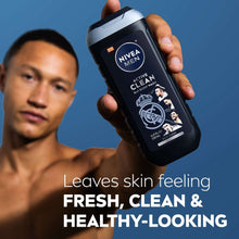 NIVEAMENRealMadridLimitedEditionDesignActiveClean3-in-1Men-sBodyWashwithCharcoal-VanillaBourbonS_4424_4 - USA Mega Market