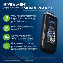 NIVEAMENRealMadridLimitedEditionDesignActiveClean3-in-1Men-sBodyWashwithCharcoal-VanillaBourbonS_9345_10 - USA Mega Market