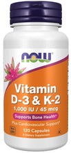 NOW-Supplements-Vitamin-D-3-K-2-1-000-IU-45-mcg-Plus-Cardiovascular-Support-Supports-Bone-Health_4599_1 - USA Mega Market