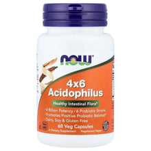 NOW Foods, 4x6 Acidophilus, Veg Capsules