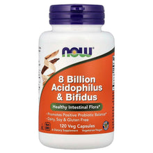 NOWFoods_8BillionAcidophilus_Bifidus_120VegCapsules_68mgperCapsule - USA Mega Market