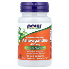 NOWFoods_Ashwagandha_450mg_30VegCapsules - USA Mega Market
