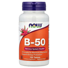 NOWFoods_B-50_100Tablets - USA Mega Market
