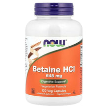 NOWFoods_BetaineHCl_120VegCapsules - USA Mega Market