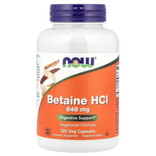 NOW Foods, Betaine HCl, 120 Veg Capsules