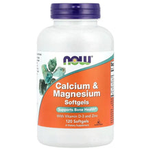 NOWFoods_Calcium_MagnesiumwithVitaminD3andZinc_120Softgels - USA Mega Market