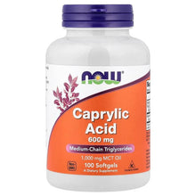 NOWFoods_CaprylicAcid_600mg_100Softgels - USA Mega Market