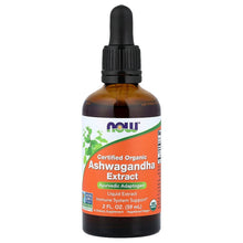 NOWFoods_CertifiedOrganicAshwagandhaExtract_2floz_59ml - USA Mega Market