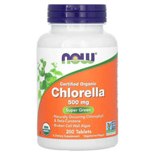 NOWFoods_CertifiedOrganicChlorella_500mg_200Tablets - USA Mega Market