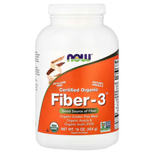NOWFoods_CertifiedOrganicFiber-3_16oz_454g - USA Mega Market