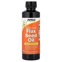 NOW Foods, Certified Organic Flax Seed Oil