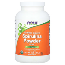 NOWFoods_CertifiedOrganicSpirulinaPowder_1lb_454g - USA Mega Market