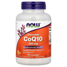 NOWFoods_ChewableCoQ10WithVitaminE_Orange_90Lozenges - USA Mega Market